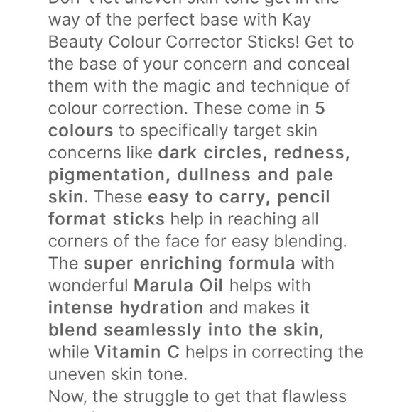 Kay beauty colour corrector stick - Picture 4 of 6